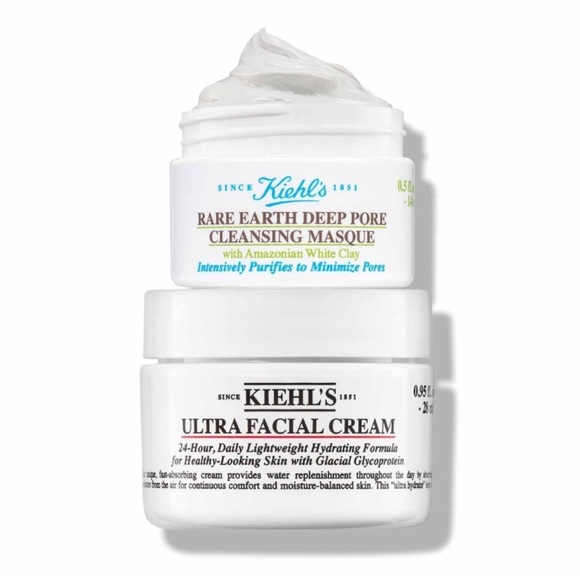 Kiehl's Cleansing Mask & Facial Cream Duo - Picture 1 of 1